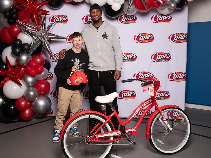 Tee Higgins' Bike Giveaway With Raising Cane's