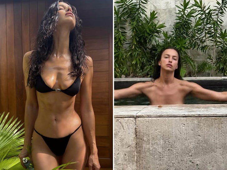 Irina Shayk Displays Top Model Figure With NSFW Topless And Bikini Shots