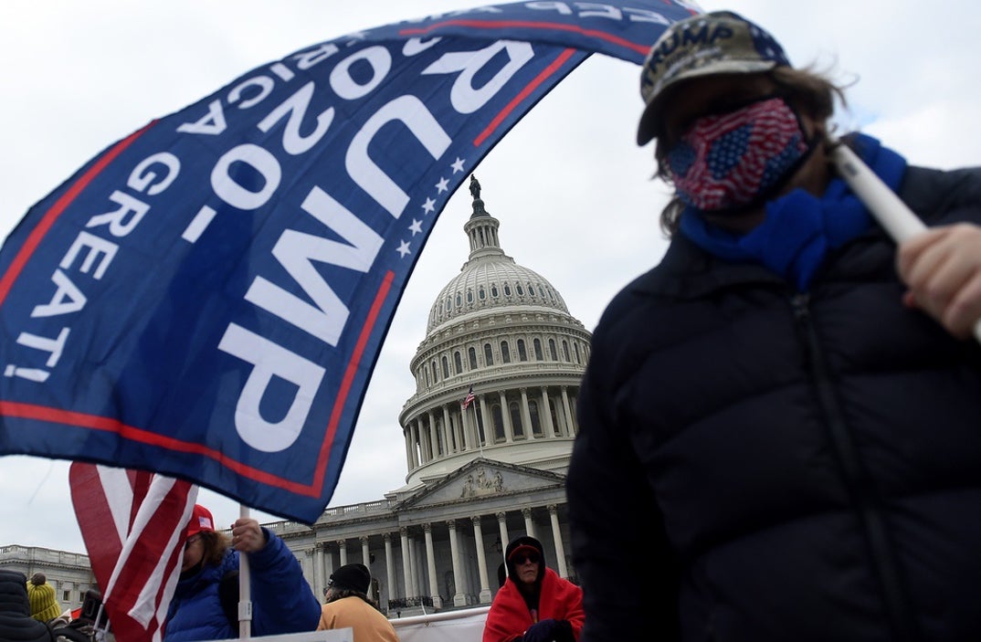 Pro-Trump Protesters Storm U.S. Capitol Photos 4