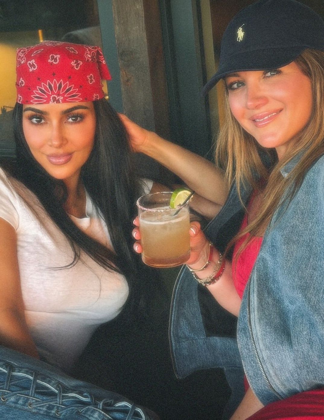 Kim Kardashian Lewis Hamilton Kids At Lake 10
