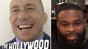 UFC's Tyron Woodley Calls Out GSP to His Face, 'Fight Me Already'