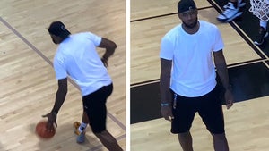 LeBron James In Offseason Training Mode, Even At Son's Game