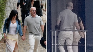 Jeff Bezos Gives Lauren Sanchez Pat On Butt During French Vacation