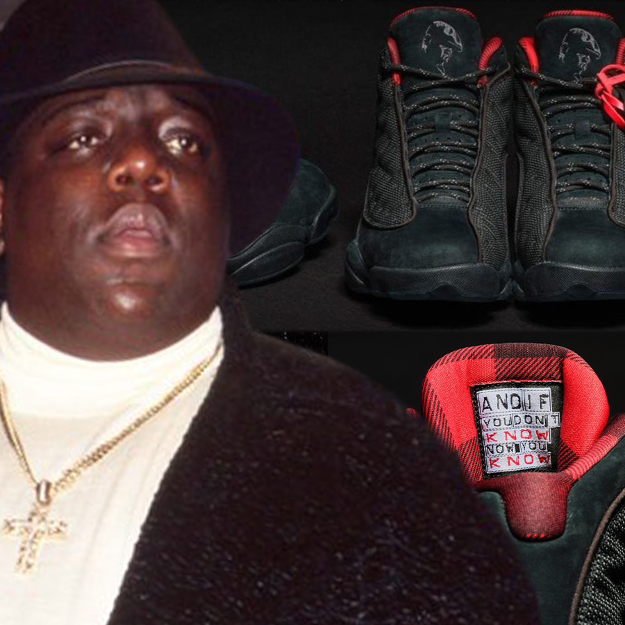 Kenmerkend Mam woestenij 23 Pairs Of Unreleased Notorious B.I.G. Air Jordan 13s Hit Auction