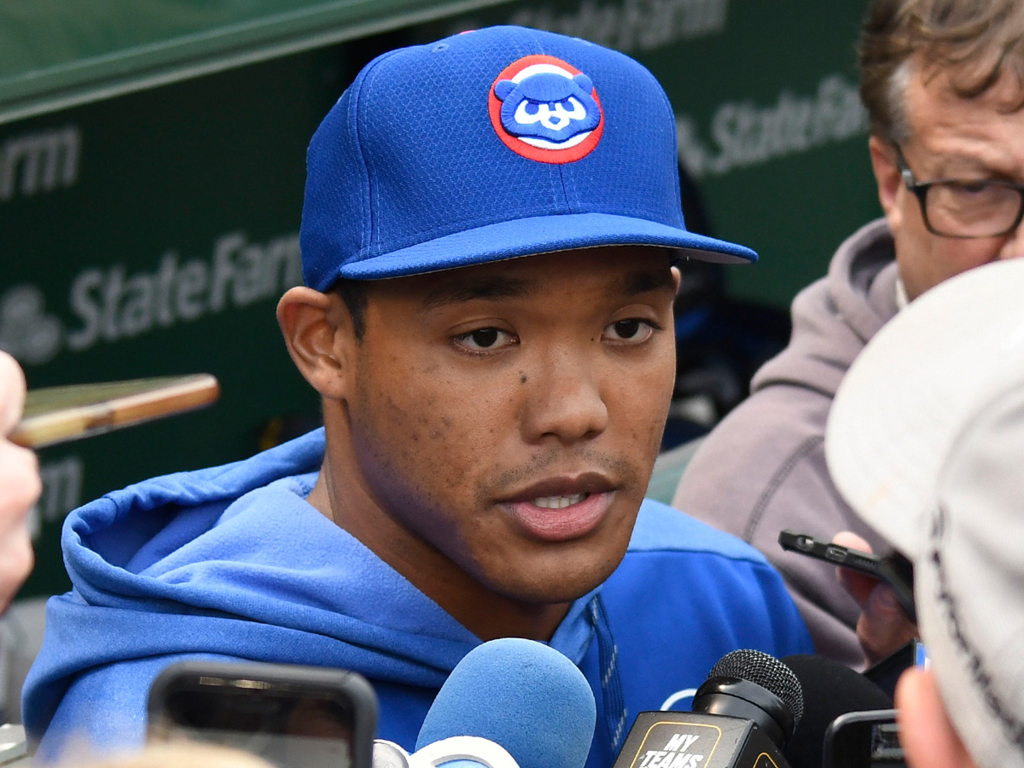 Addison Russell welcomes second child, didn't travel with team to San  Francisco - Chicago Sun-Times