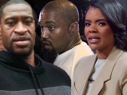 1025 george floyd kanye Candace Owens tmz getty