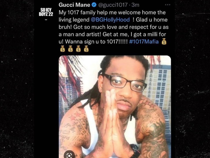 Gucci Mane Wants To Sign Incarcerated Rapper B.G. For $1 Million