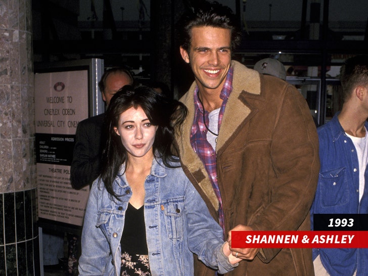 Ashley Hamilton and Shannen Doherty