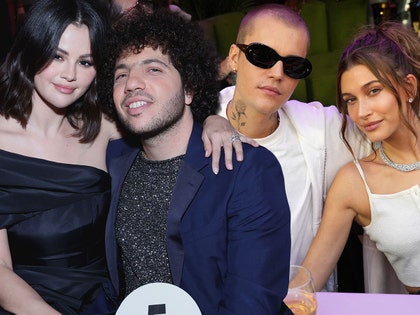 selena benny justin hailey getty comp