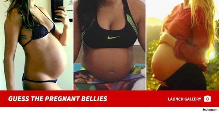 Celebrity Baby Bumps -- Guess the Pregnant Bellies!