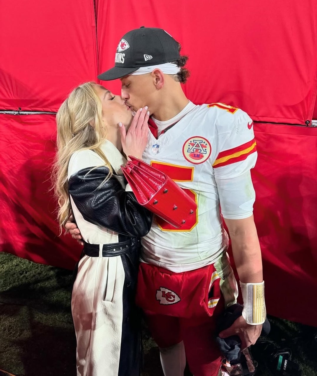 Brittany and Patrick Mahomes