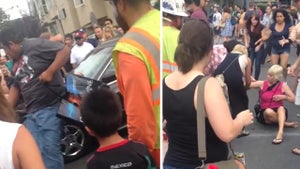 Comic Con -- Zombie Walk Turns Violent ... Woman Hit By Car When Crowd Goes Berserk