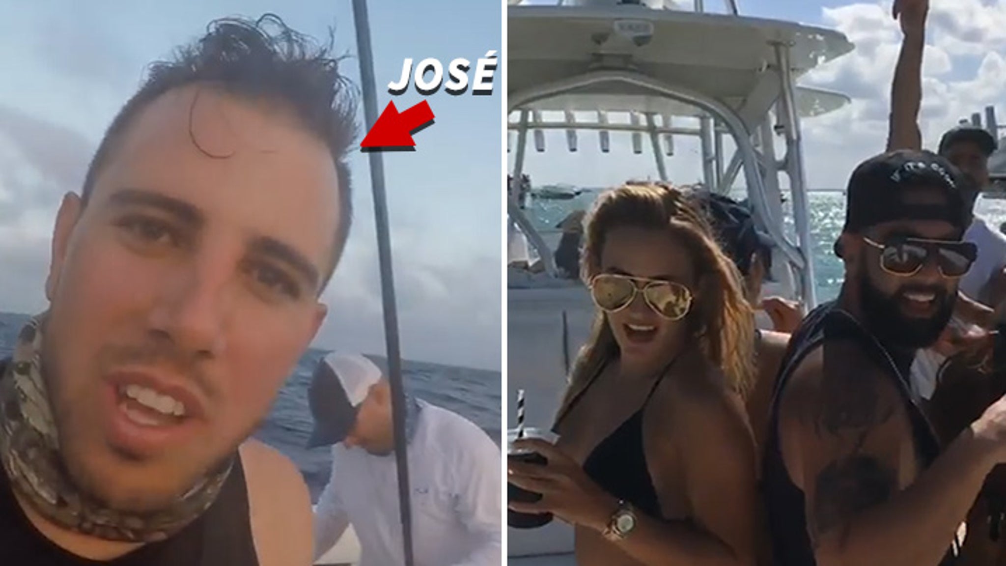 Jose Fernandez: Partying on Boat with 'J's Crew