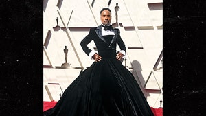 Billy Porter Rocks a Tuxedo-Gown During Oscars' Red Carpet