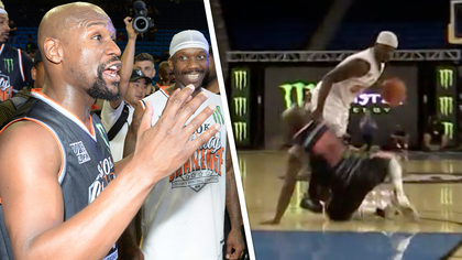 We hope his ass doesn't hurt too much!