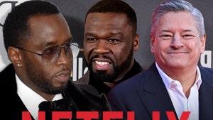 diddy 50 cent and Ted Sarandos getty 1