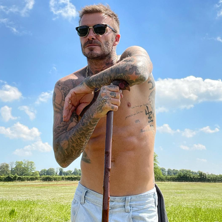 David Beckham's Sexiest Outfits