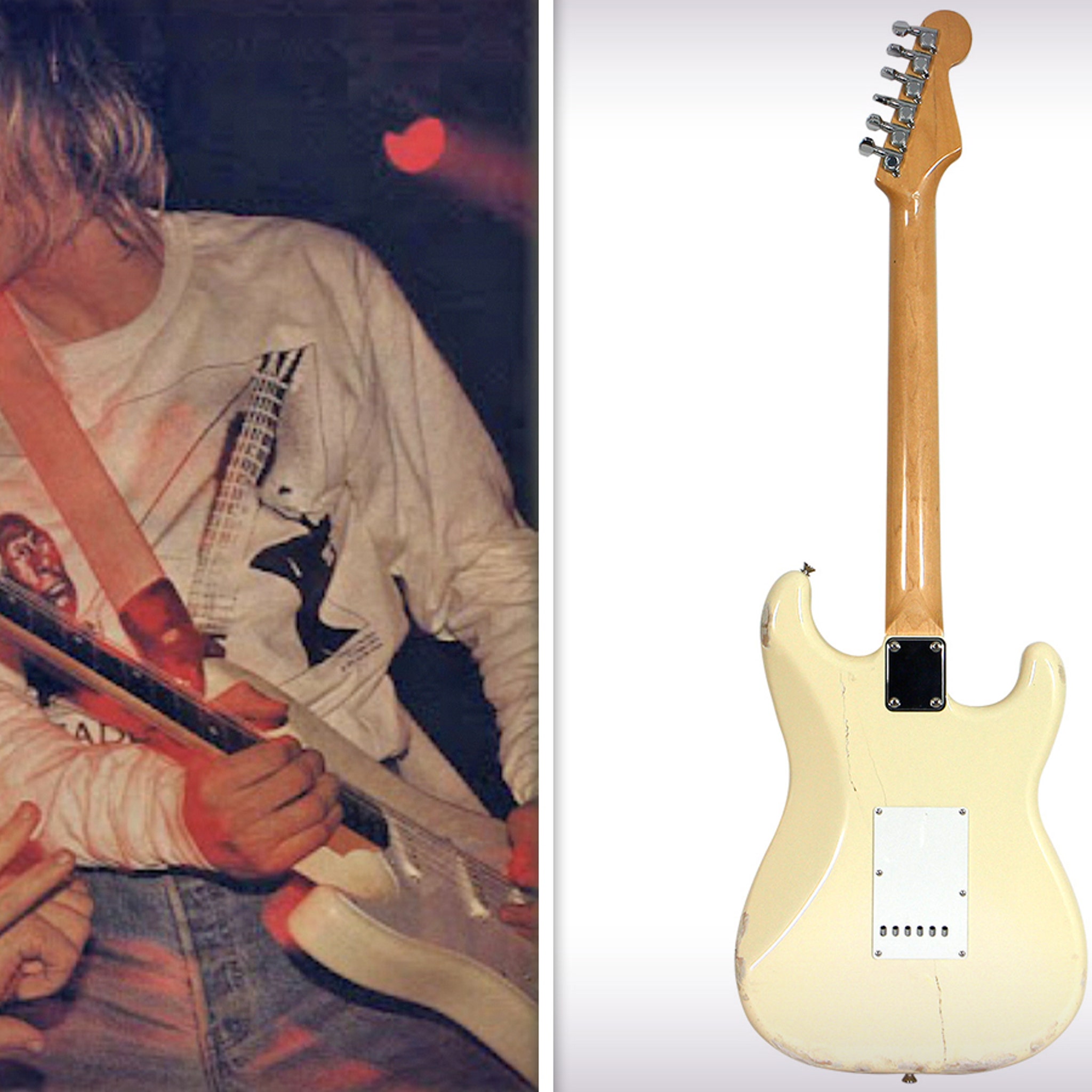 その他  cobain Kurt Cobain's Sensationally Smashed Guitar From Olympia