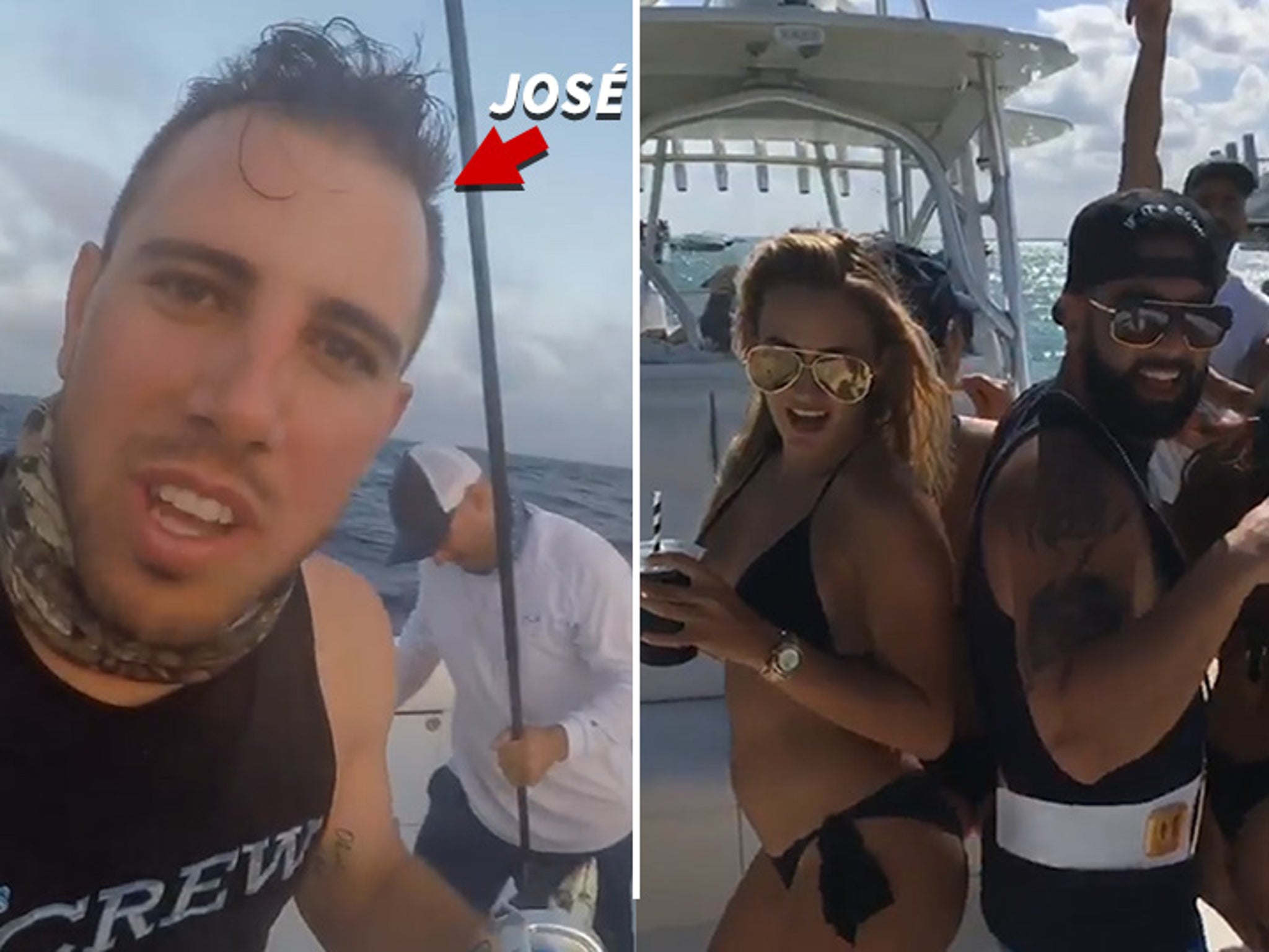 Jose Fernandez: Partying on Boat with 'J's Crew