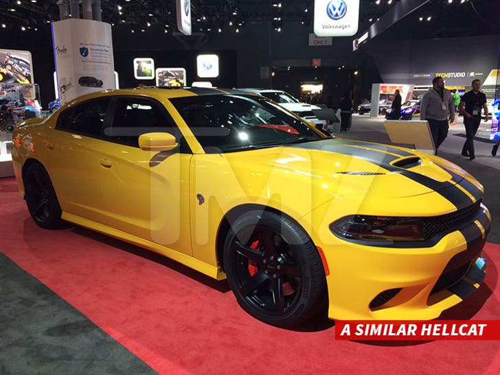 Wiz Khalifa Gets 2017 Charger Hellcat from Dodge