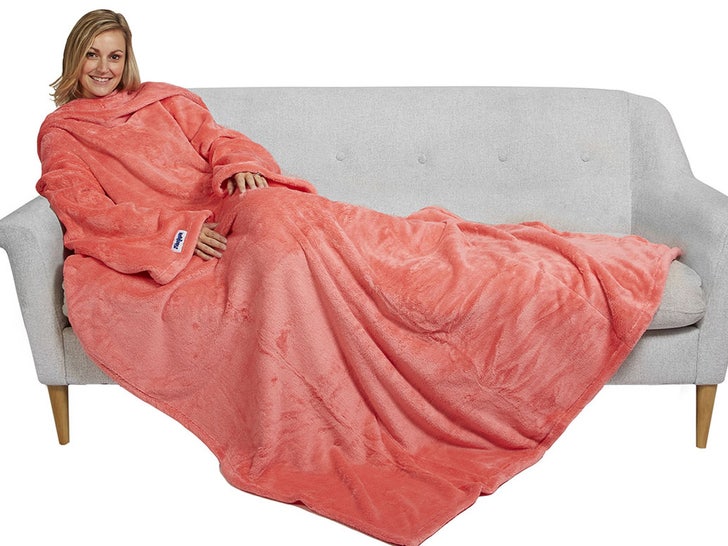 Pink for sale online Allstar Product SN061106 Snuggie Fleece Blanket Sleeves 