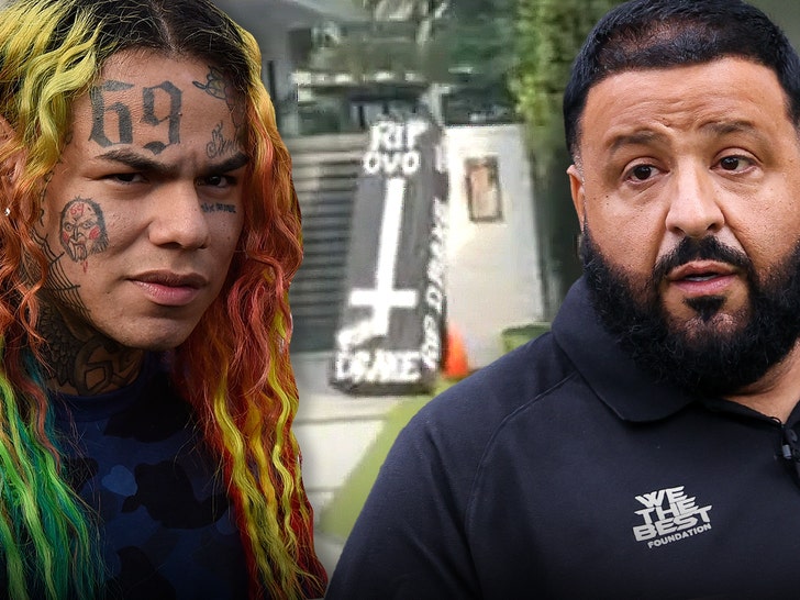 DJ Khaled menerima peti mati di Florida Home Days setelah Tekashi 6ix9ine mendapat satu