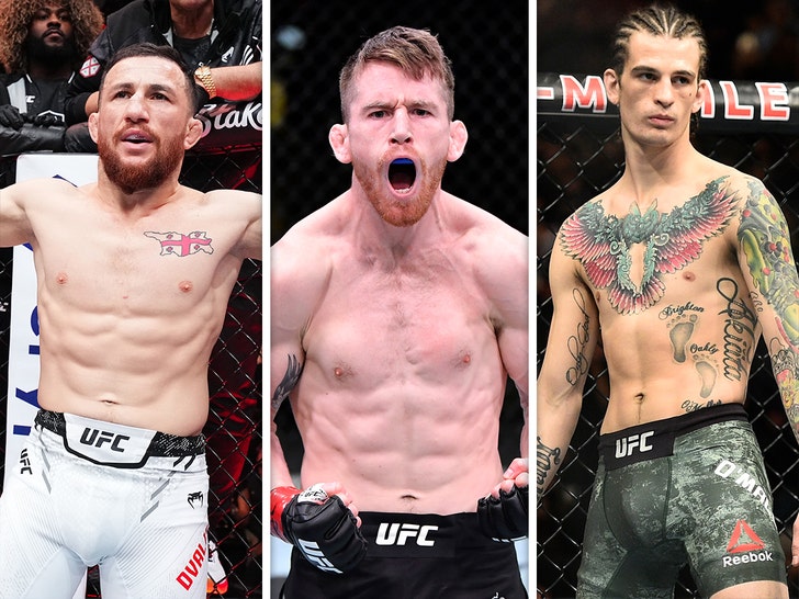 Corey Sandhagen sean omalley and Merab Dvalishvili getty 1