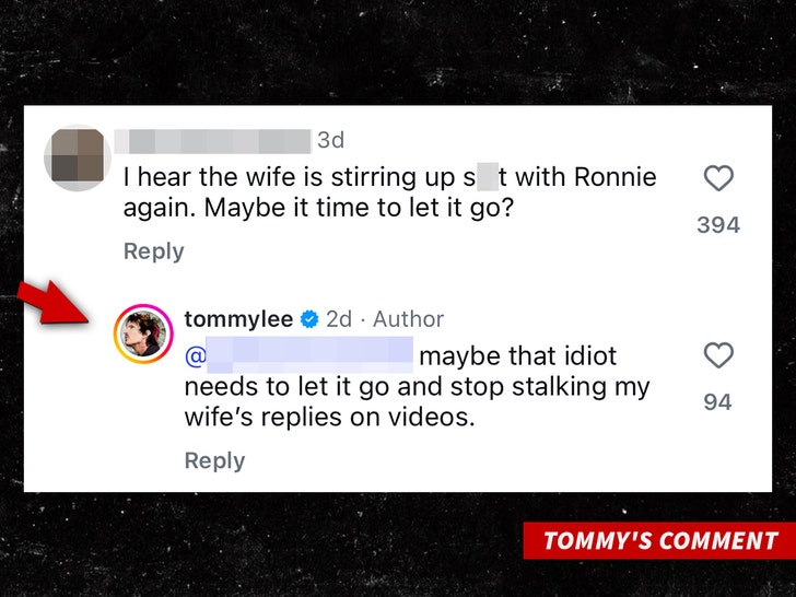 tommy lee insta commentaar veeg 2