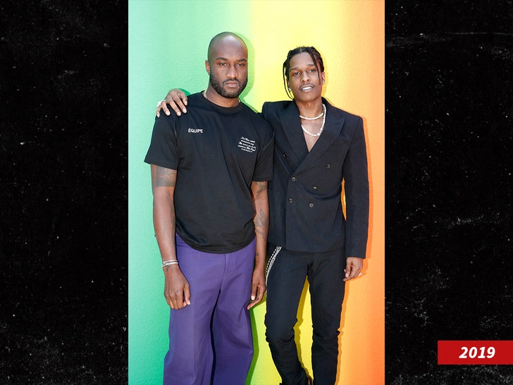 Update, Asap Rocky receiving the Virgil Abloh Award at the HFR event  tonightdetails style 
