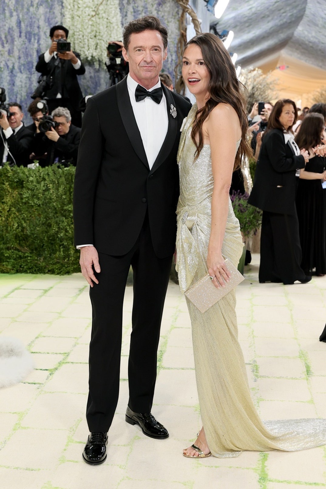 Hugh Jackman and Sutton Foster