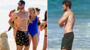 Chris and Liam Hemsworth Go Shirtless for Bro Session in Australia
