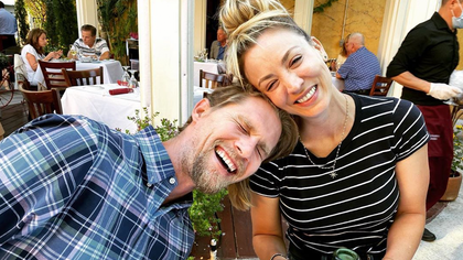 Kaley Cuoco took to Instagram to reveal that she and her husband, Karl Cook, went out to eat at a restaurant after spending months self-isolating at home amid the coronavirus pandemic.