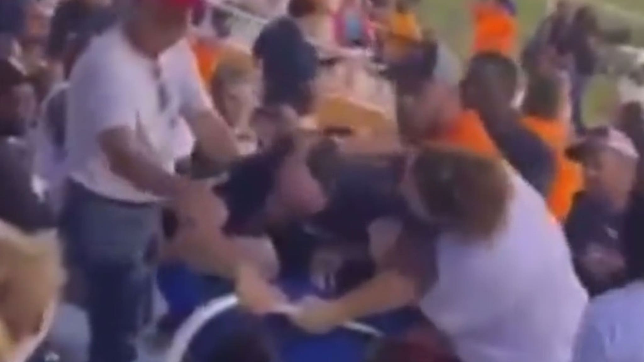 Wild Fight Breaks Out At Mississippi H.S. Football Game, Man Left Bloodied