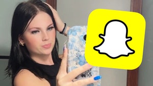 anna kepner with a snapchat logo