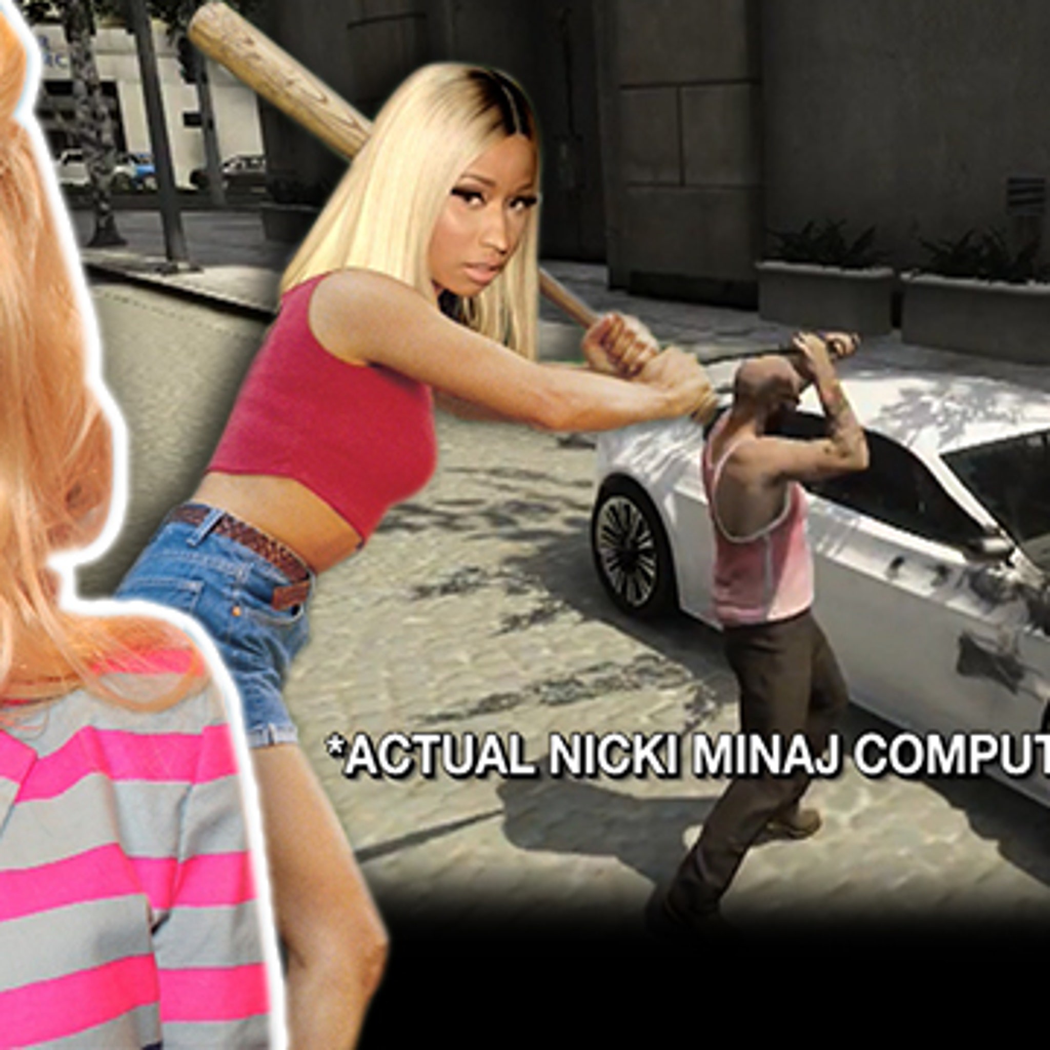 It’s Nicki Minaj vs. a 2012 Mercedes Benz!