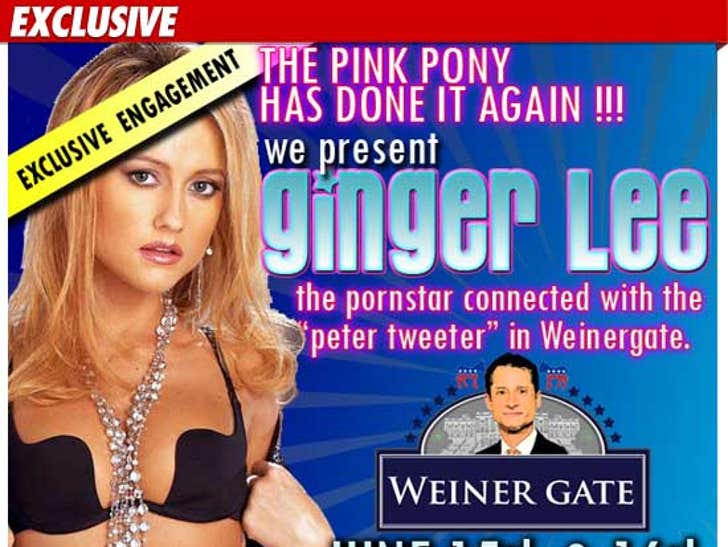 Ginger Lee Porn Star - Ginger Lee's Nude Strip Show -- Weiner'd Out