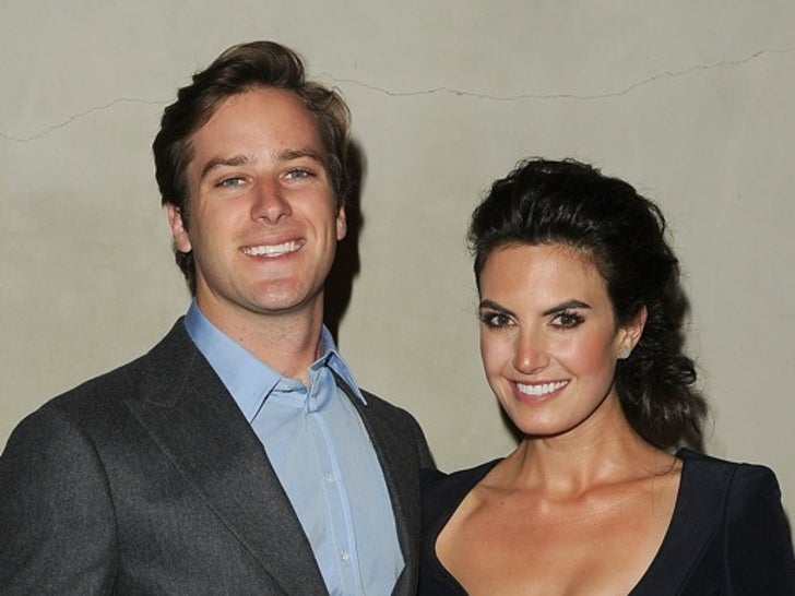 Armie Hammer and Elizabeth Chambers -- Happier Times