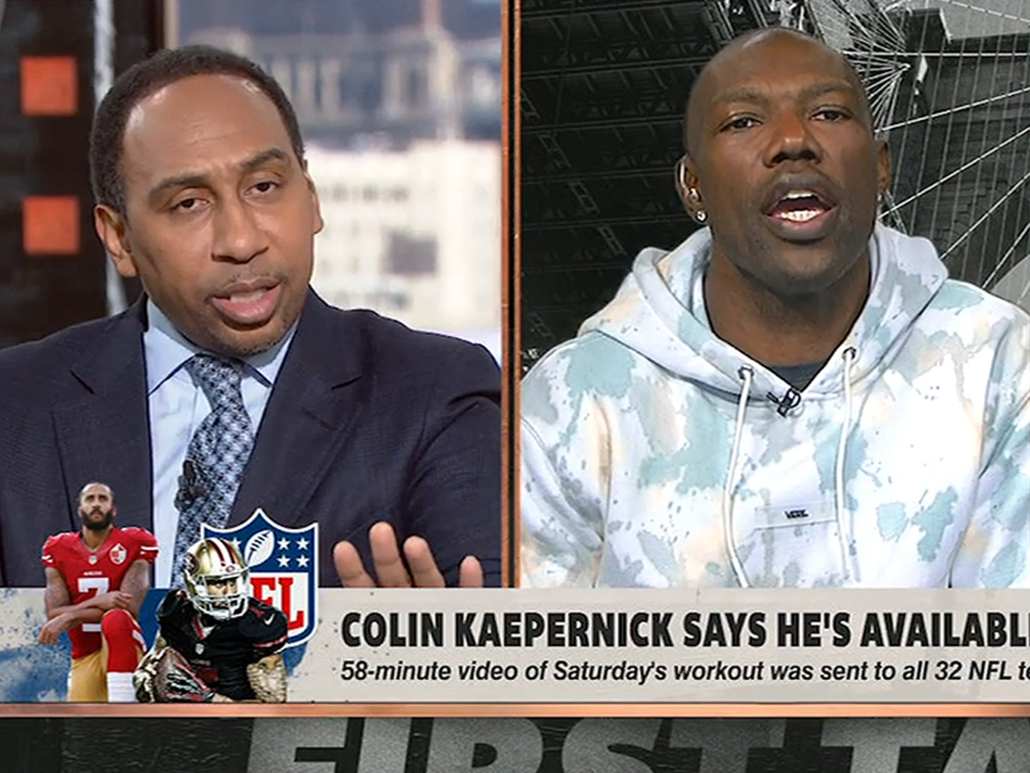 Stephen A. Smith goes off on Terrell Owens after his Max Kellerman take