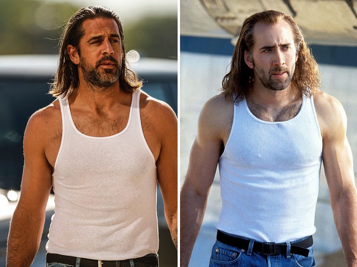 aaron rodgers nicolas cage picture