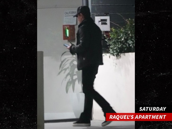 Tom Sandoval Arrives At Raquel Leviss' Apartment Amid Cheating Scandal