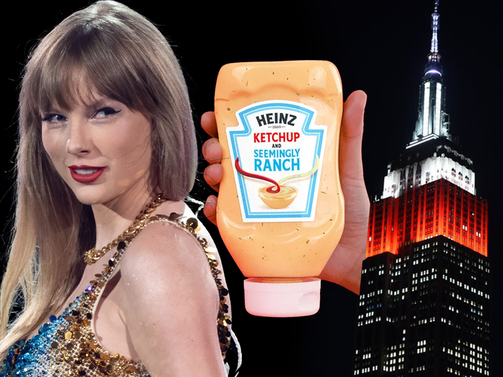 taylor swift Empire State Building heinz