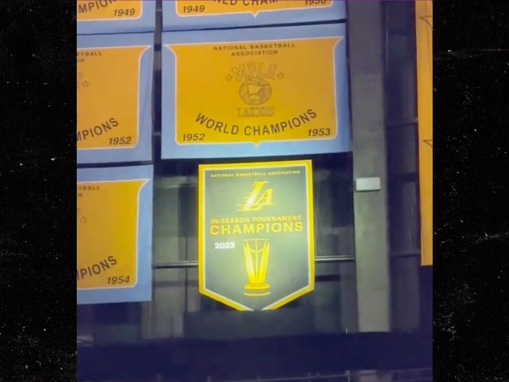 lakers in season tournament banner reveal