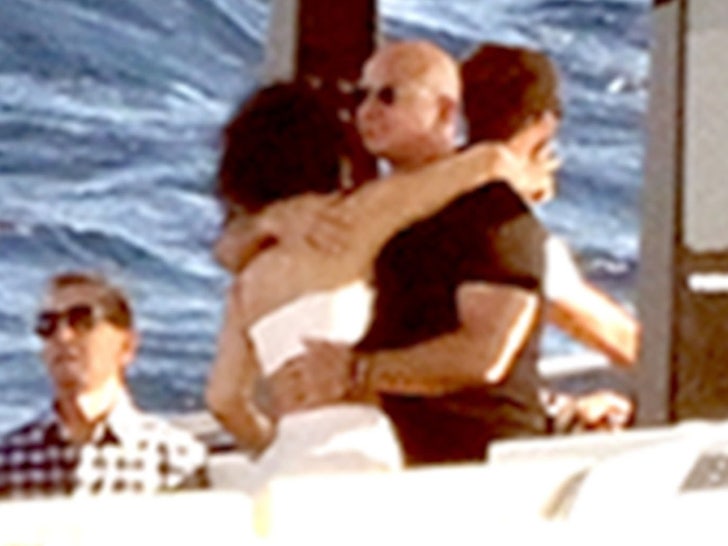 Jeff Bezos and Lauren Sanchez Yachting Off The Amalfi Coast