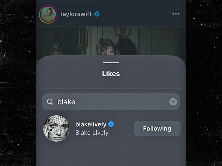 Taylor Swift Blake Lively como Instagram Sub
