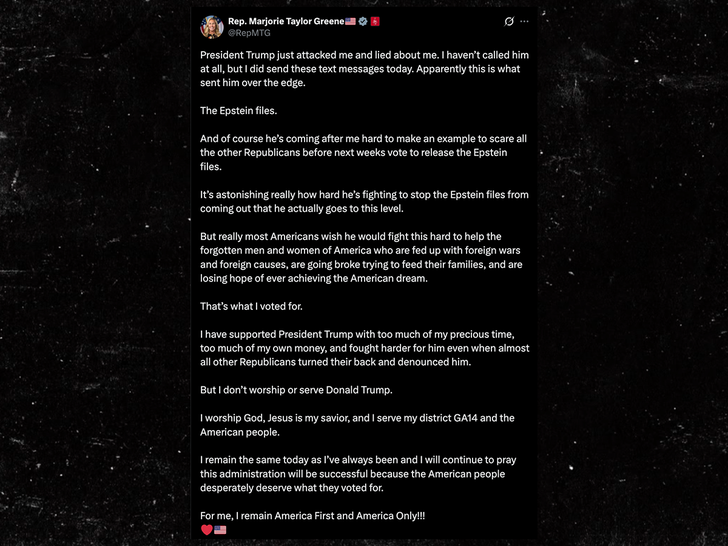 Marjorie Taylor Green Tweet x
