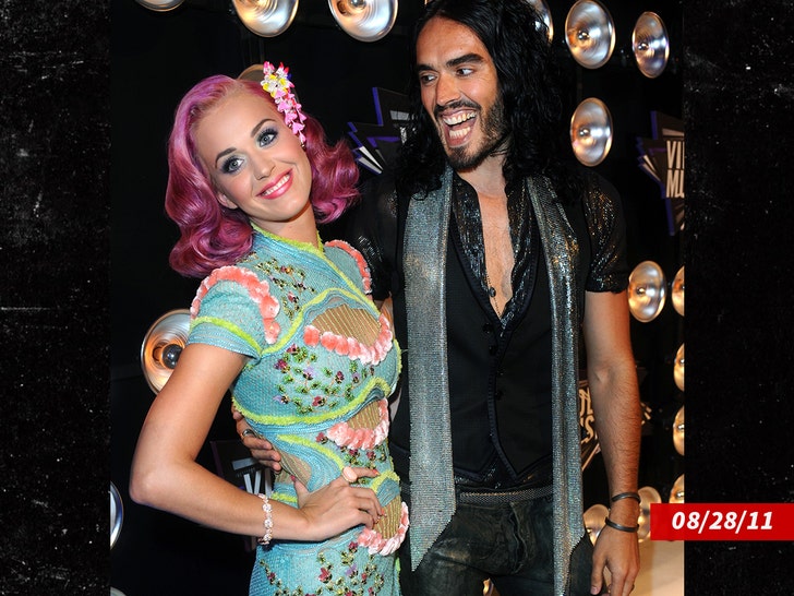katy perry and russell brand getty