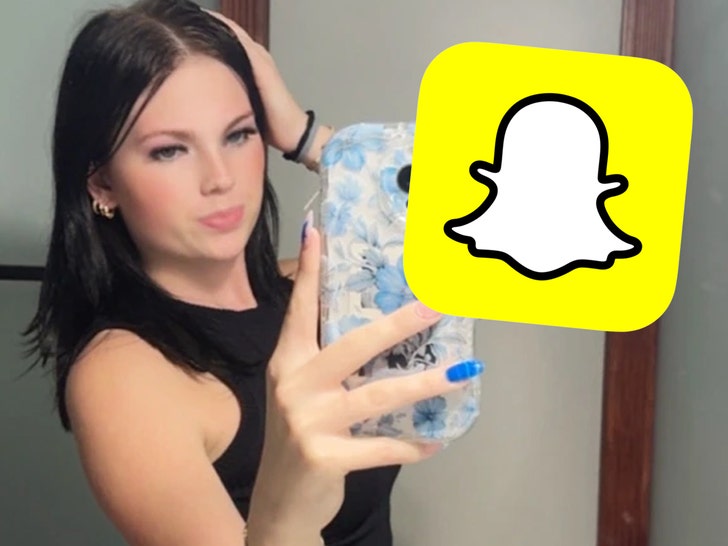 anna kepner with a snapchat logo
