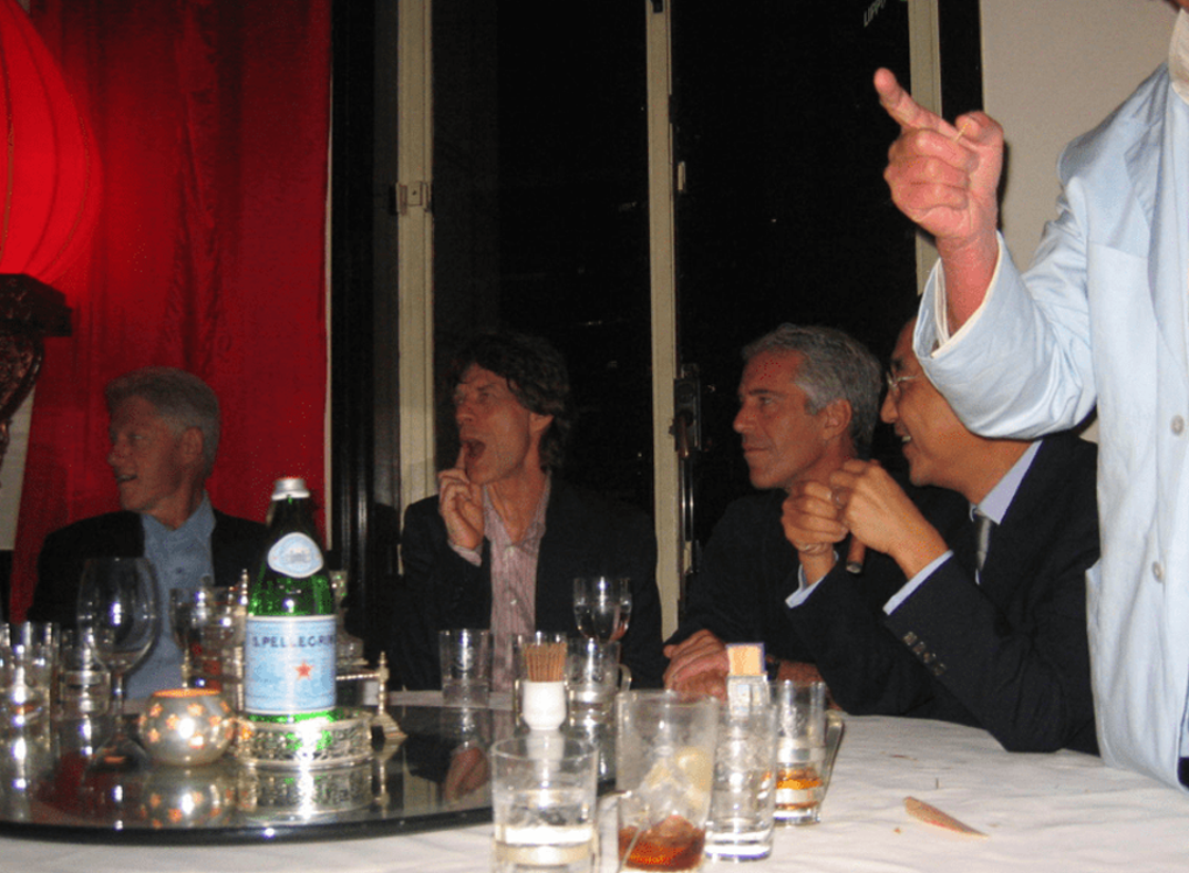 Bill Clinton, Mick Jagger, and Bill Clinton