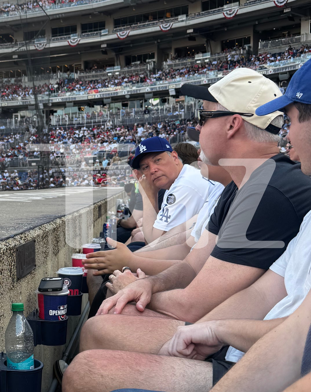 Alex Padilla at Dodgers v Nationals baseball game - 4/4/26