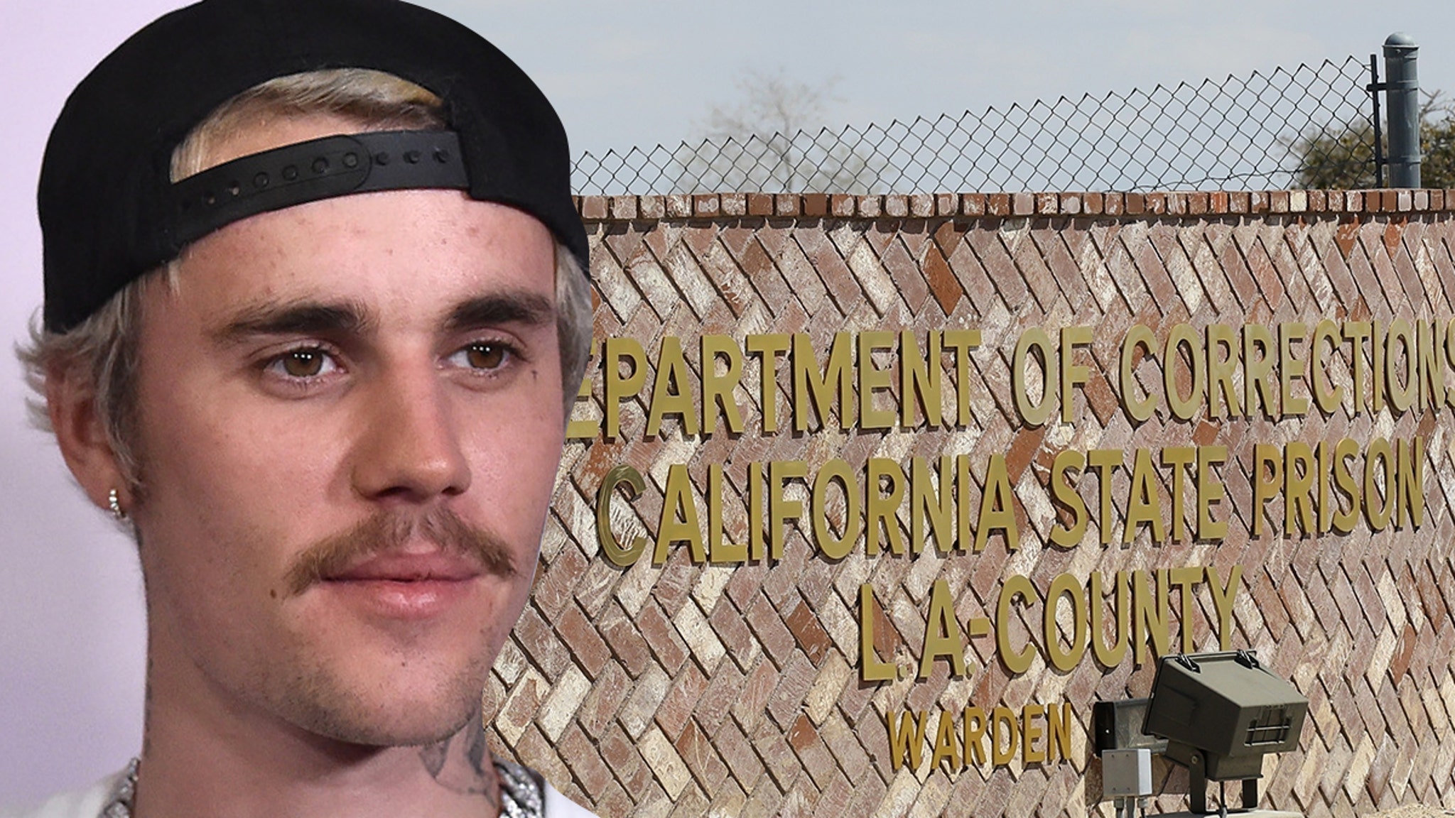 Justin Bieber visits LA prison to spread the word of God